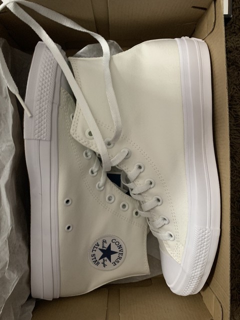 leather grey converse