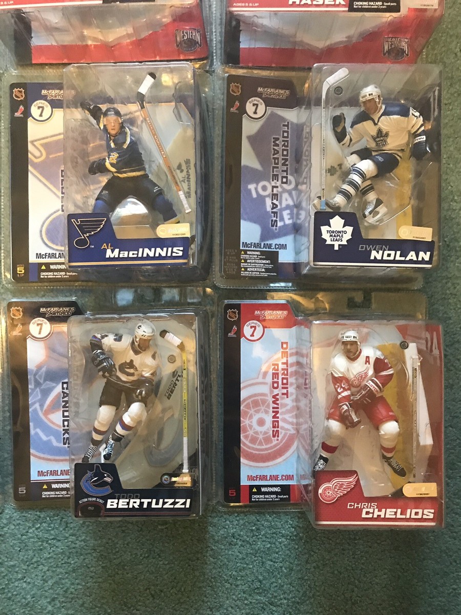 McFarlane Series 7 NHL Hockey Figures Complete Set of 9 Plus