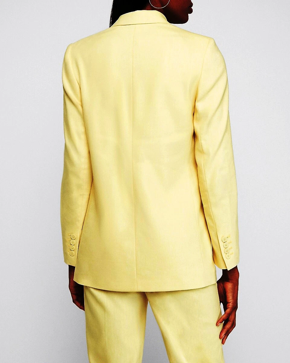Express yellow best sale blazer