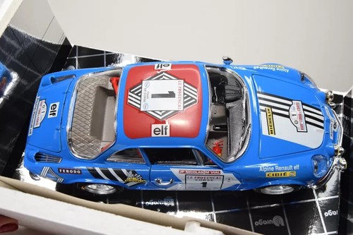 BBURAGO 3310 1:16 RENAULT ALPINE A110 1600S RALLY TOUR DE CORSE 1971 Nuevo W/B - Foto 3 di 3