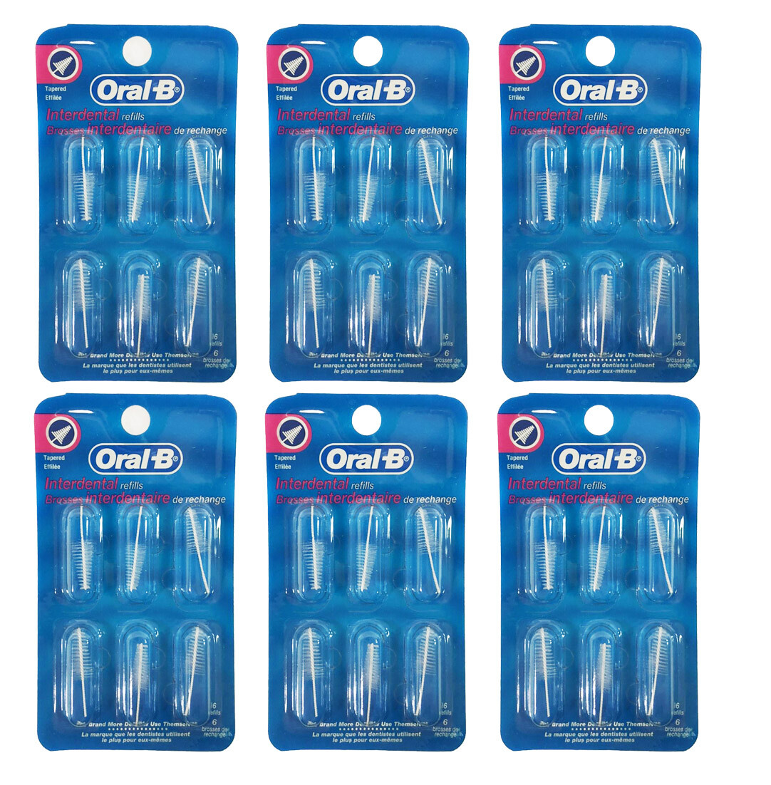 6*OralB 6 Interdental Refills Tapered Effilee 300410847036 eBay