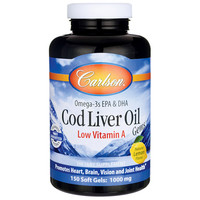 Carlson Cod Liver Oil Gems Low Vitamin A - Lemon 1,000 Mg 150 Sgels on sale Carlson Cod Liver Oil Gems Low Vitamin A - Lemon 1,000 Mg 150 Sgels on sale