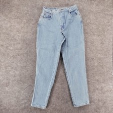 Vintage Gitano Jeans Womens 14 High Rise Tapered Mom Light Wash 80s 90s