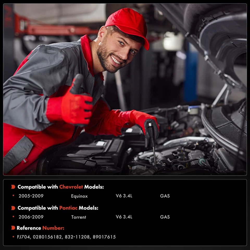 Inyector de combustible 6 piezas para Chevrolet Equinox 2005-2009 Pontiac Torrent V6 3,4 L OHV Foto 2 de 4