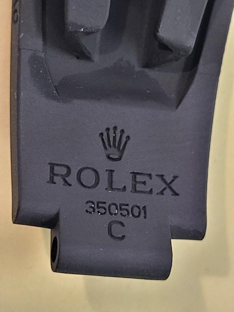 Genuine Rolex OYSTERFLEX 20MM, 350501, 40mm Yachtmaster