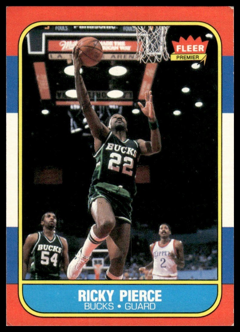 1986-87 Fleer #87 Ricky Pierce