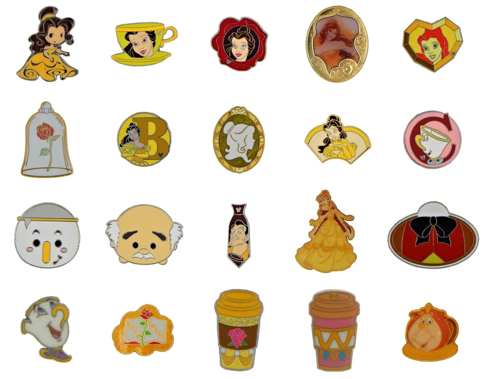 Belle Beauty And The Beast Pin Walt Disney World Parks Trading Pins Brand New