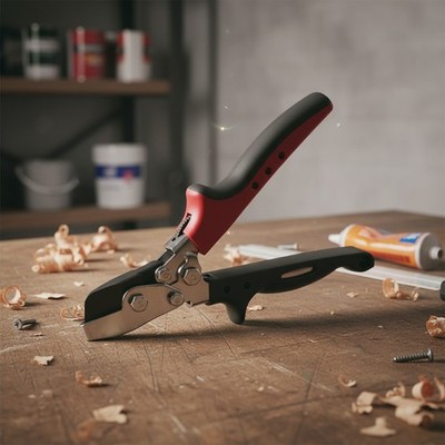 Professional Sheet Metal Notcher - N2R 1-Inch Deep V-Notch with Ergonomic Handle