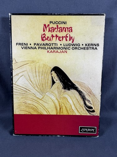 Ofenbach-Puccini - Butterfly - Pavarotti, Freni, von Karajan London Set of 2