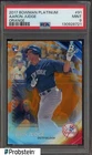 2017 Bowman Platinum Orange #91 Aaron Judge Yankees RC Rookie 13/25 PSA 9