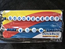 Dutch Bros ~ "Good Energy" ~ Friendship Bracelet ~ May 29, 2025 ~ Drop