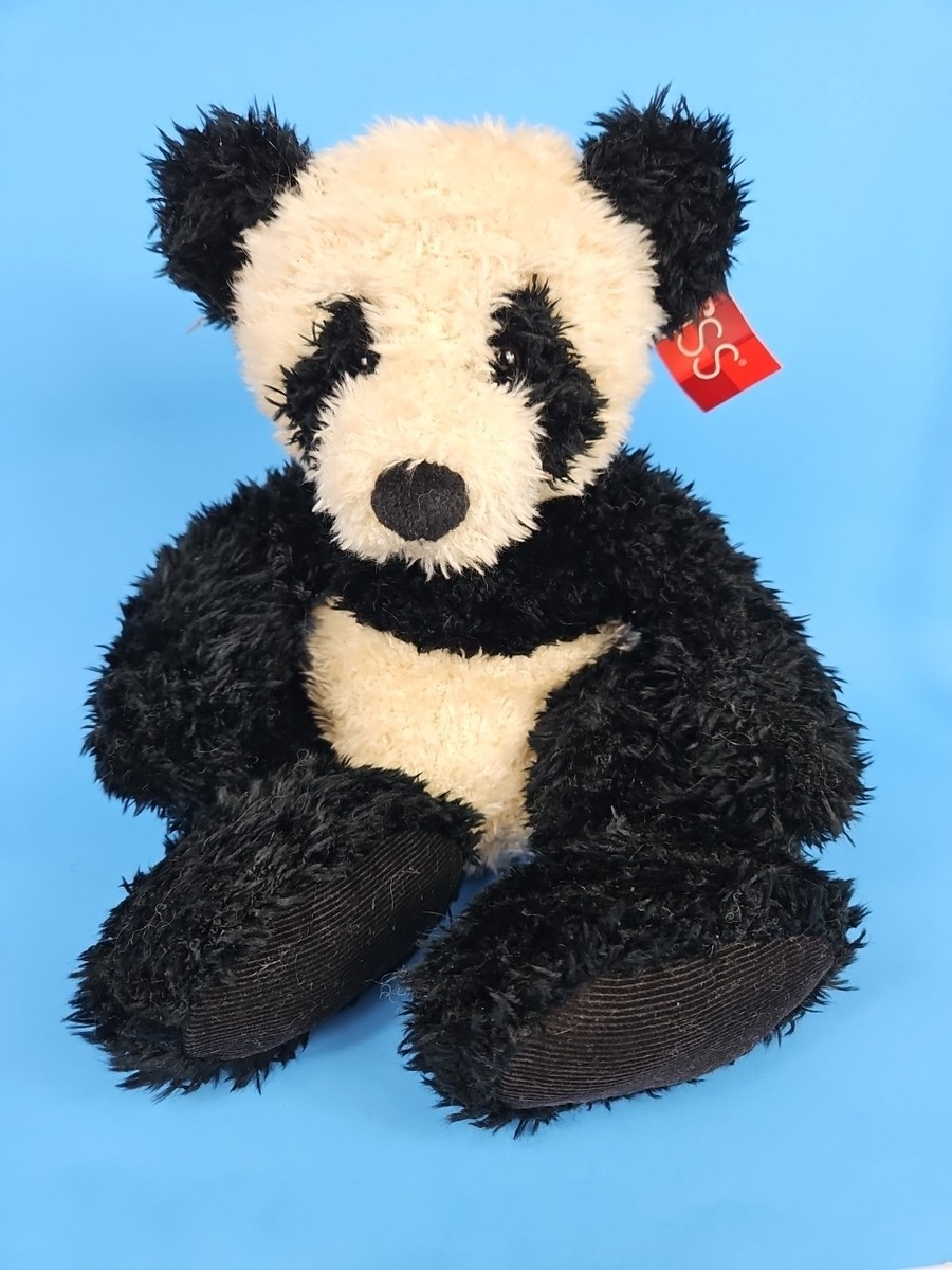 Russ Berrie Ming Panda Bear vintage teddy plush with ear tag 16
