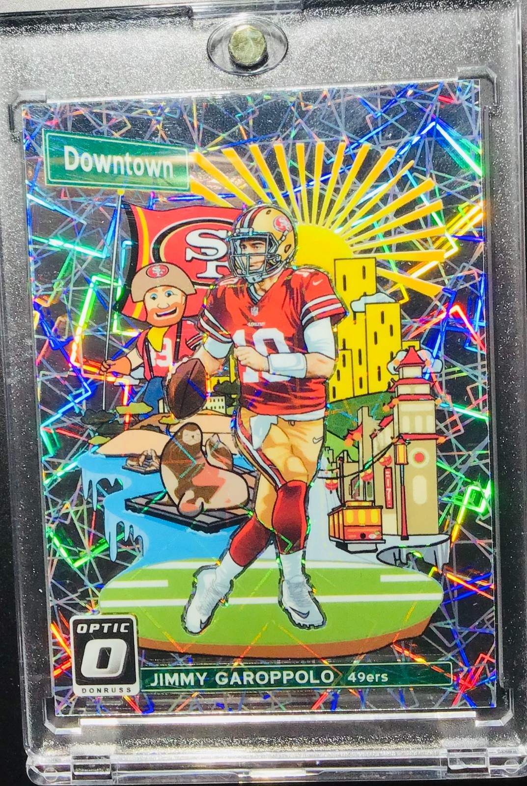 2018 PANINI DONRUSS OPTIC DOWNTOWN JIMMY GAROPPOLO #DT-8 49ERS