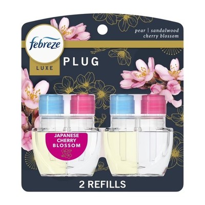 Japanese Cherry Blossom Plug In Air Freshener Refill Scented Oil Odor Eliminator