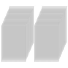 50 Pcs Heat Resistant Clear Acetate Sheets - 4.3x6.3 inch for Handmade Crafts...