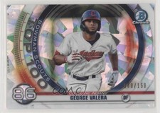 2020 Bowman Scouts Top 100 Chrome Atomic Refractor 80/150 George Valera 00jz