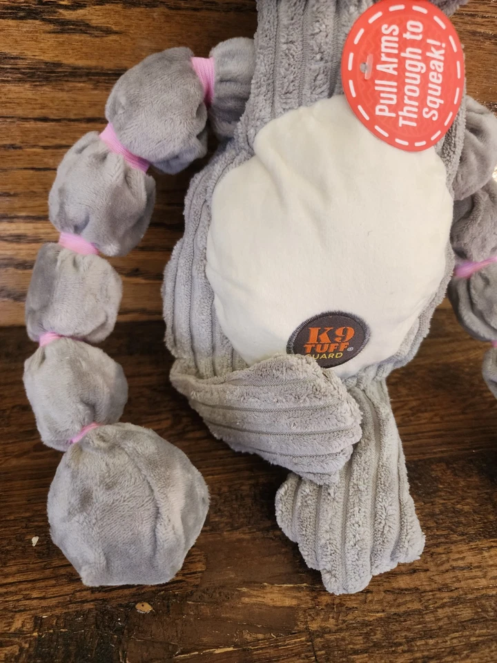 Outward Hound 16" Thunda Tugga CONEJITO Peluche Chirriante Perro Remolcador Juguete, XL K9 TUFF PROTECTOR Foto 3 de 4