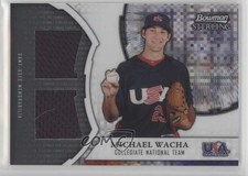 2011 Bowman Sterling USA Baseball X-Fractor Dual Relics 89/199 Michael Wacha 0af