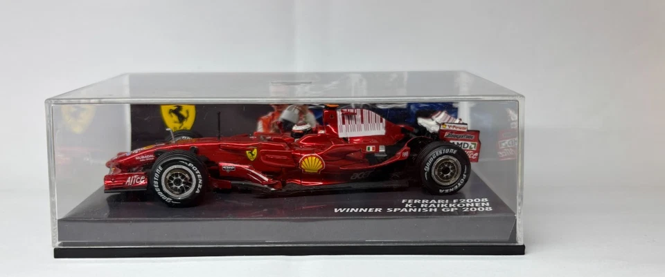 Ferrari f2008 Raikkonen winner Spanish Gp 2008 1/43 1:43 hot wheels f 2008 - Immagine 3 di 4