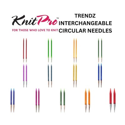 KnitPro Trendz: Knitting Pins: Circular: Interchangeable Sewing Craft Tool Hobby