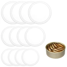 12 Pcs Pet Food Can Covers, Large Medium & Small Plastic Tight Seal Lids Univ