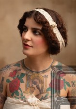 Vintage, Tattoo Art photography 11 x 14" Photo Print