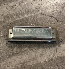 HOHNER Chromonica 260 Chromatic Harmonica Key of C Silver Chrome w/ Case