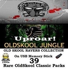 Old Skool Rare Jungle Drum & Bass 1990s Old School Rave Dance Club Events On USB