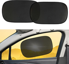 2PCS Car Window Shades, 19.69" 12.13" Static Cling Auto Side Window Sunshade,...