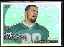 Jared Odrick RC Rookie Card 2010 Topps Chrome #C188 Refractor Dolphins. rookie card picture