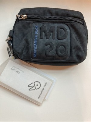 Mandarina Duck Vanity Bag - New with Tags Black With Belt loop MD20