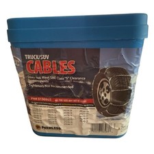 Peerless Light Trucksuv Cable Tire Snow Chains Stock 0196955 - Never Used Peerless Light Trucksuv Cable Tire Snow Chains Stock 0196955 - Never Used