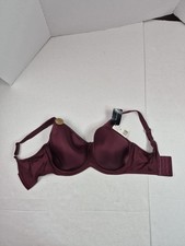 Wacoal 853192 Basic Beauty Maroon Full Coverage Bra Size 34G New Nwt Under wire