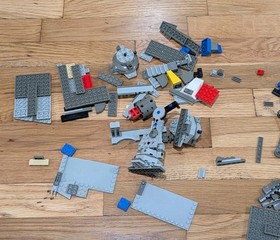 LEGO Star Wars 4483 AT-AT Driver Minifigure Red Imperial Vintage + Instructions