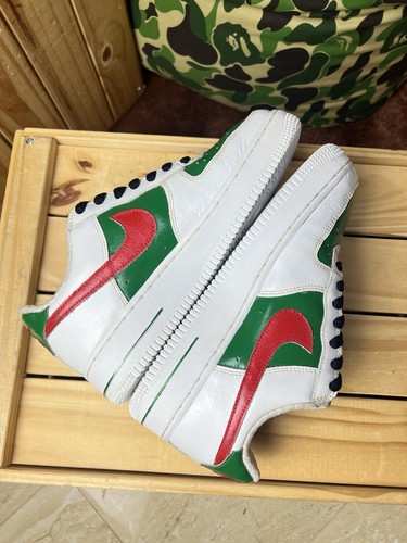 Nike Air Force 1 Premium Copa Mundial de México 2006 6,5 concreto niños blanco verde Max - Imagen 10 de 19