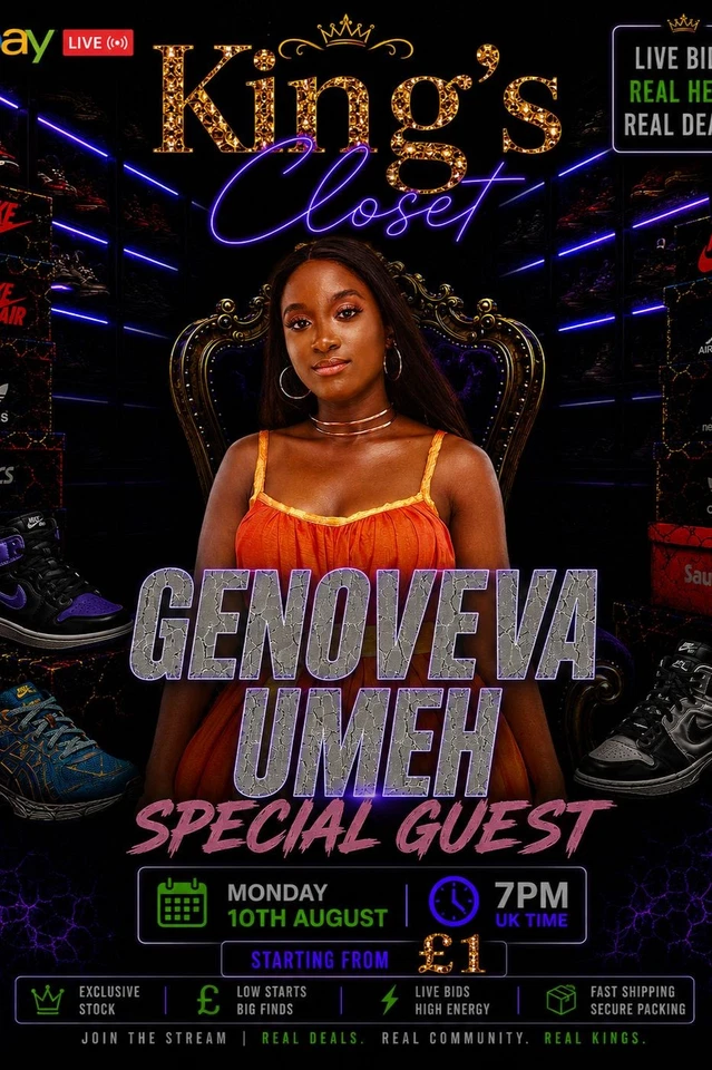 🔥 Retro clothing, Adidas, Nike & MORE!💥 With ACTOR GENOVEVA UMEH! 🎉