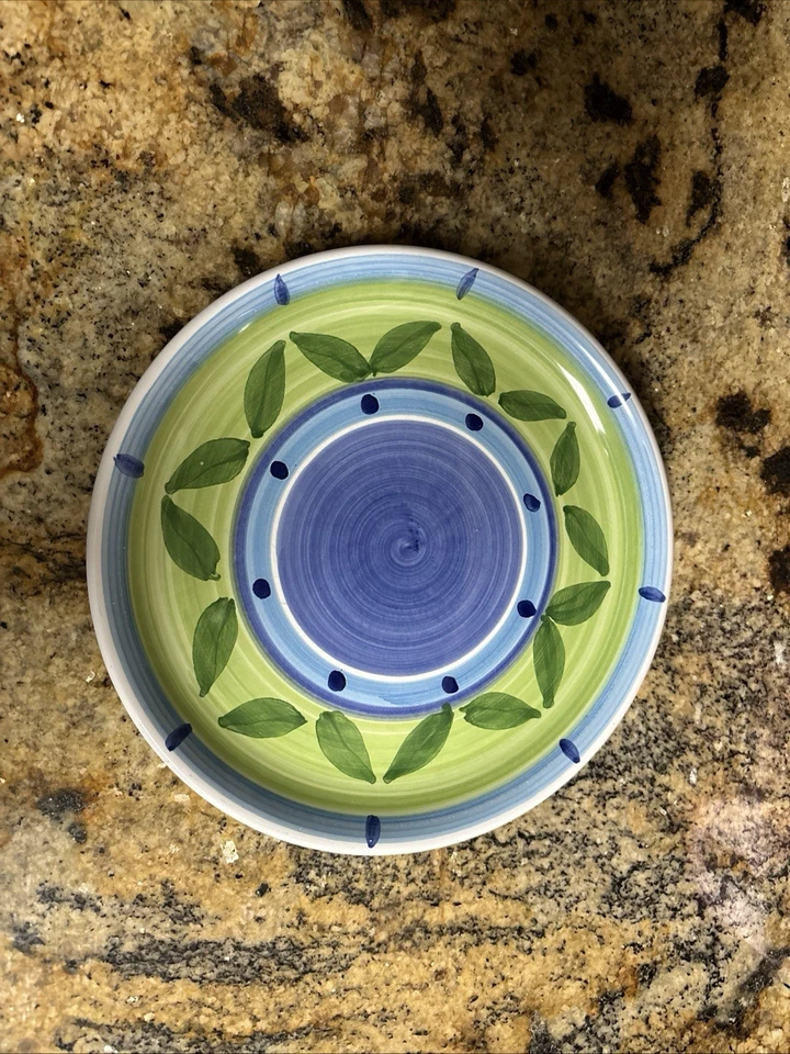 Floral pintado a mano hecho en Italia. - VENDIDO POR SEPARADO EN AMAZON POR $40 cada uno Foto 3 de 4