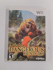 Cabela's Dangerous Hunts 2009 (Nintendo Wii, 2008) Complete CIB