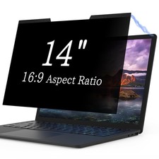 Magnetic Laptop Privacy Screen 14 Inch for 16:9 Computer Monitor, Removable 1...