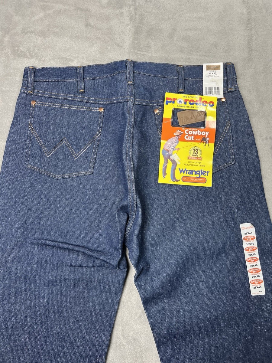 Wrangler 13MWZ Cowboy Cut Jeans 38x40 Deadstock NWT Original Fit