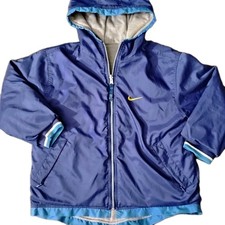 Vintage Nike Coat Reversible Unisex 10-12 Great Shape Purple And Grey
