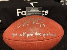Signed Footballs. Davante Adams Inscribed 3x All-Pro 6x Pro-Bowl & Bo Jackson