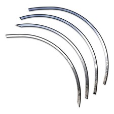 Guardabarros corto de acero inoxidable 4p con 3M para Ford Fusion 2010-2012 de Luxury FX