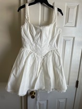 house of cb white dress medium
