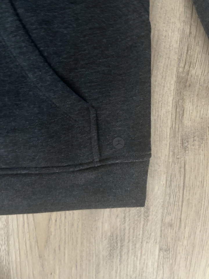 Chaqueta Danskin Mixta Media Cremallera Para Mujer Pequeña Gris Oscuro Sudadera Pequeña Foto 3 de 4