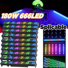 10X180W 666LED RGB Splicable Wall Wash Light Stage DJ Beam Lighting Disco Effect