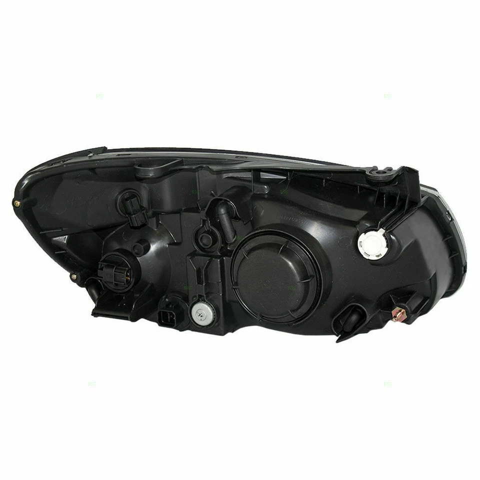 Conjunto de faro izquierdo derecho con carcasa cromada para Kia Spectra 2007 2008 2009 Foto 2 de 2