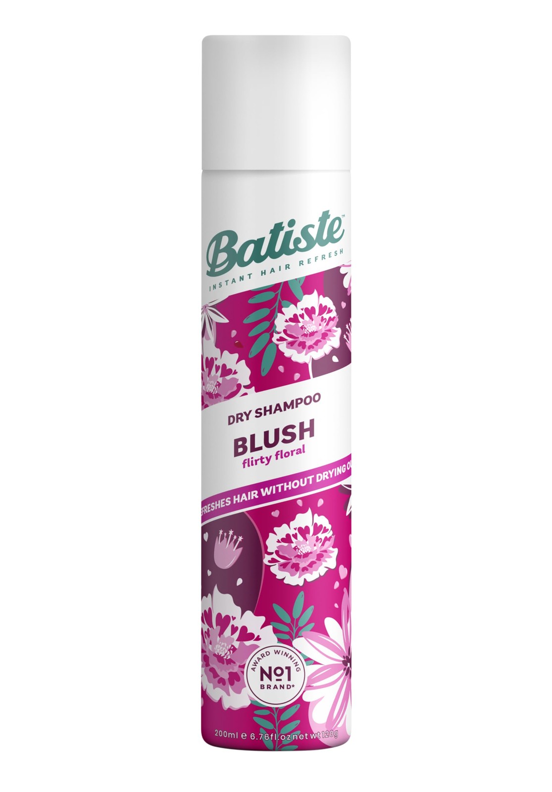 Dry Shampoo in Blush 200ml, Floral & Flirty Fragrance, No Rinse Spray to Refr...