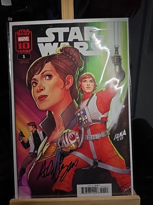 STAR WARS 1 SIGNED ALEX SEGURA COA COVER DAVID NAKAYAMA ART PHIL NOTO 2025 .