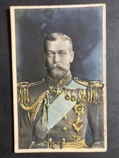 H.R.H. The Prince of Wales Vintage Bas Relief Photo Postcard J27